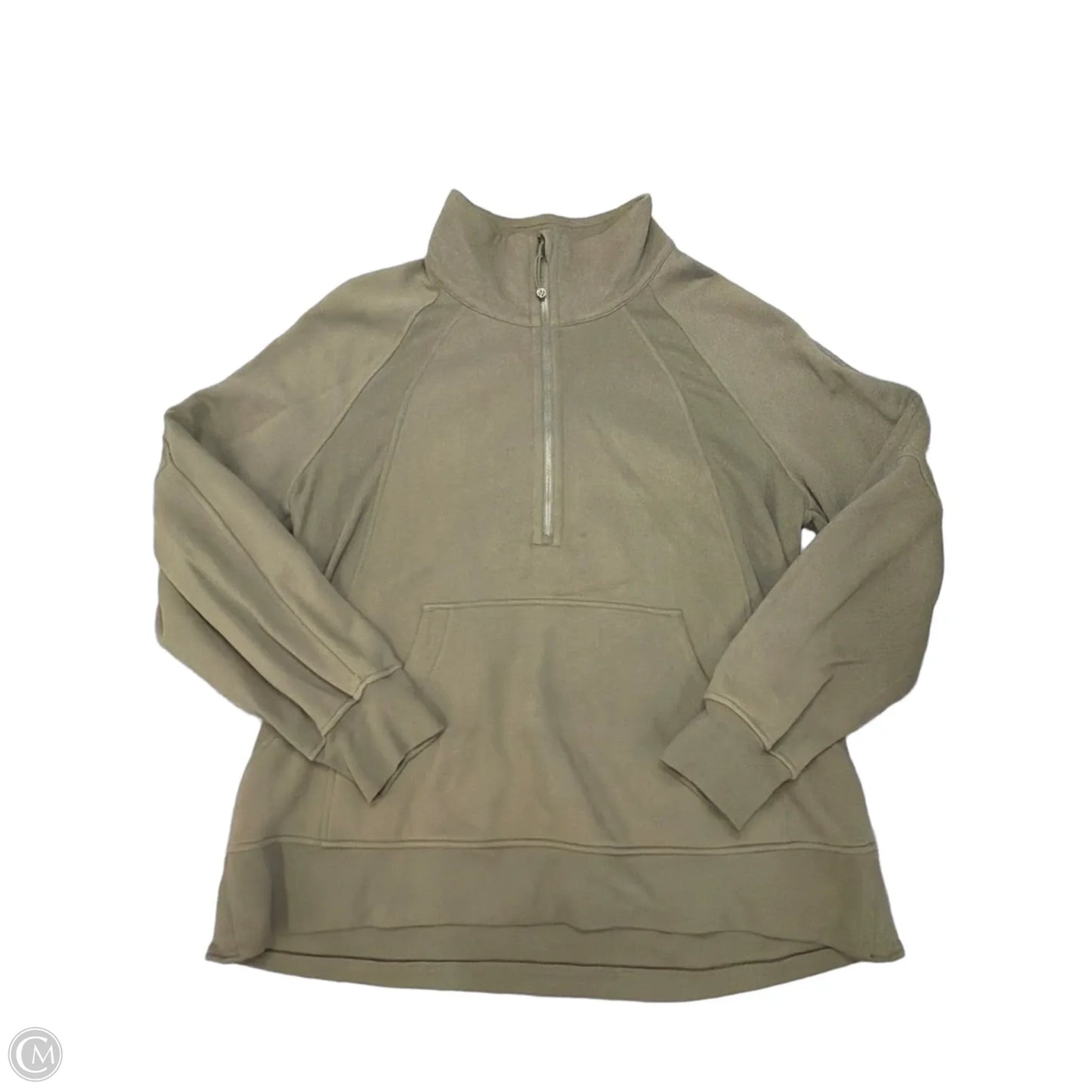 Sweatshirt Collar By Lululemon In Green, Size: Xxl