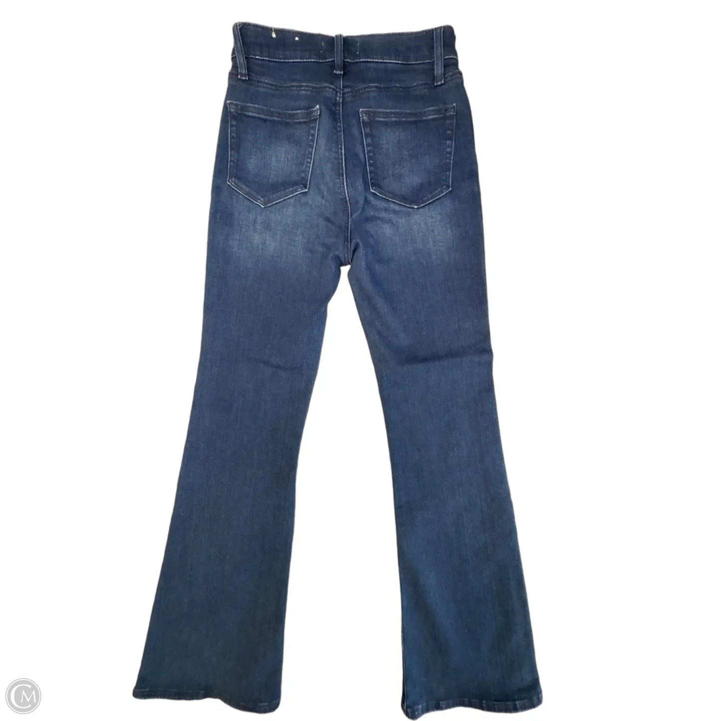 Jeans Flared By Loft In Blue Denim, Size: 0
