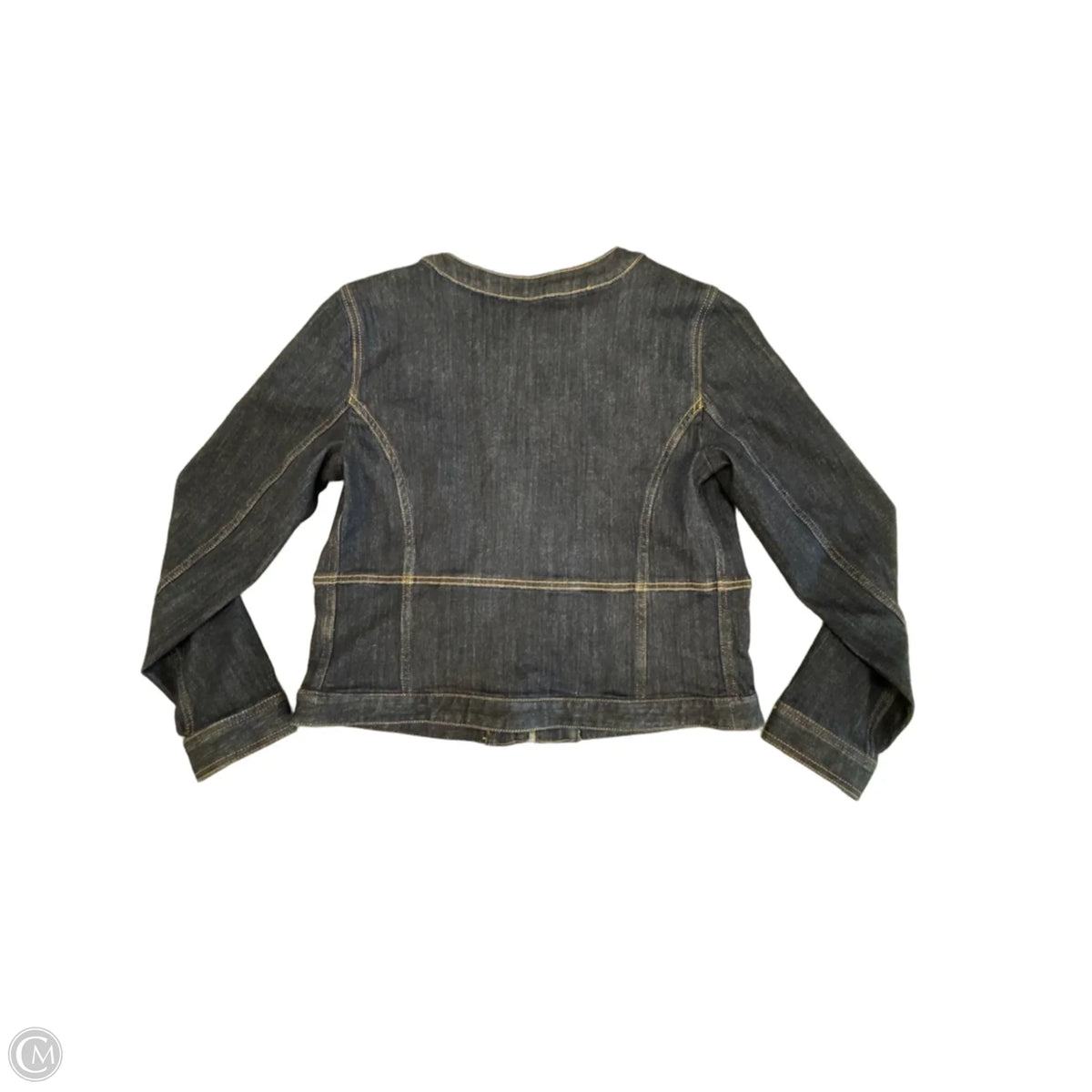 Jacket Denim By Talbots In Blue Denim, Size: S