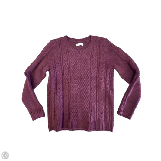 Sweater By Croft And Barrow In Purple, Size: S