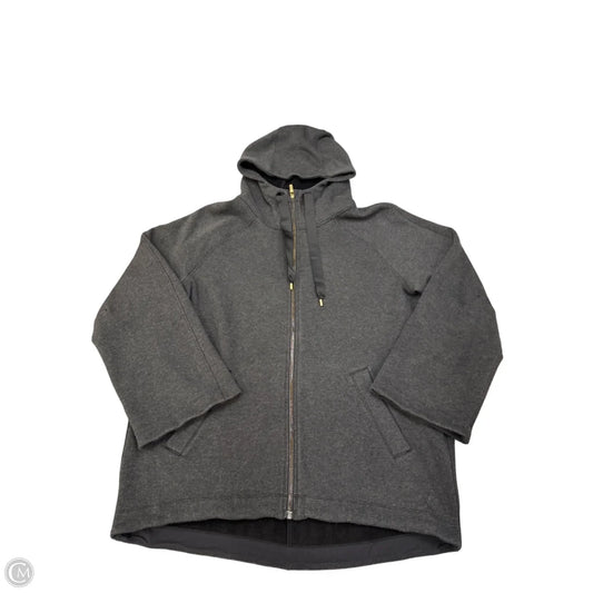 Athletic Jacket By Lululemon In Grey, Size: L