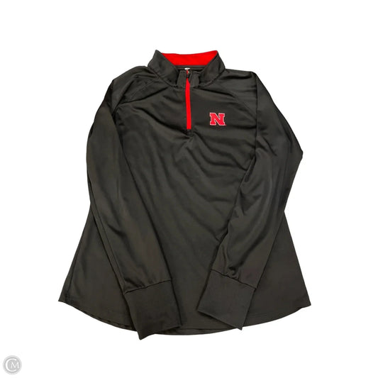 Athletic Top Long Sleeve Collar By Clothes Mentor In Black, Size: Xxl