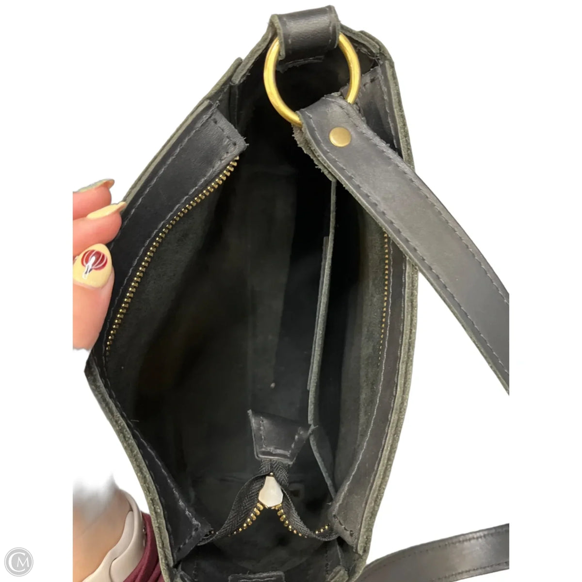 Handbag Leather By Portland Leather, Size: Medium