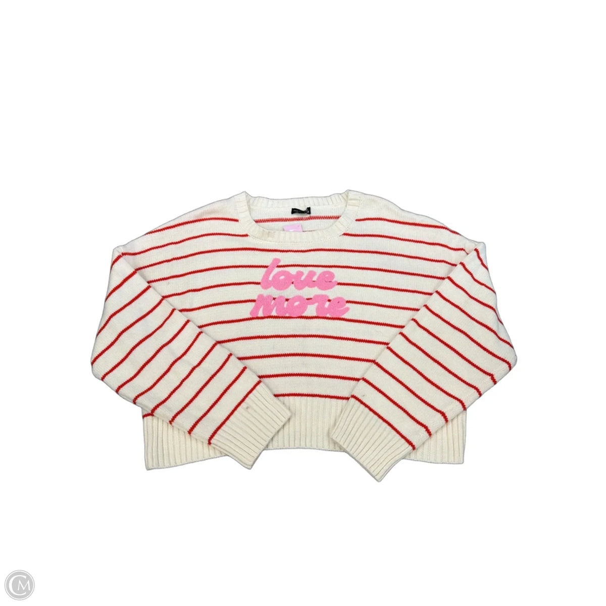 Sweater By Originality In Striped Pattern, Size: Xl