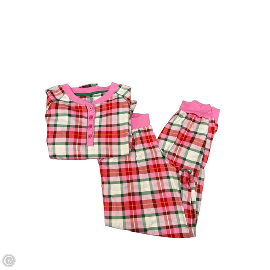 Pajamas 2pc By Cuddl Duds In Plaid Pattern, Size: S