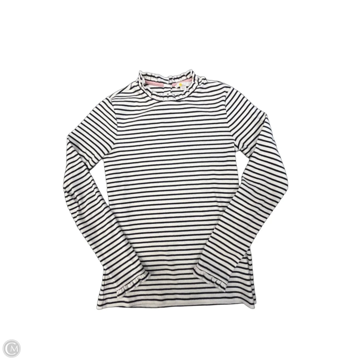 Top Long Sleeve By Boden In Striped Pattern, Size: S