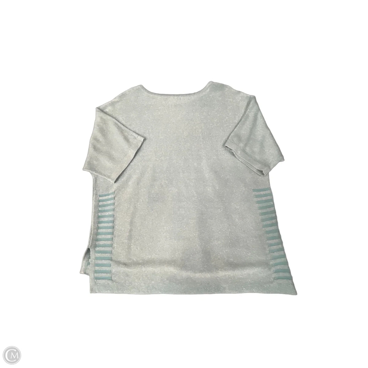 Top Short Sleeve By Chicos In Blue, Size: L