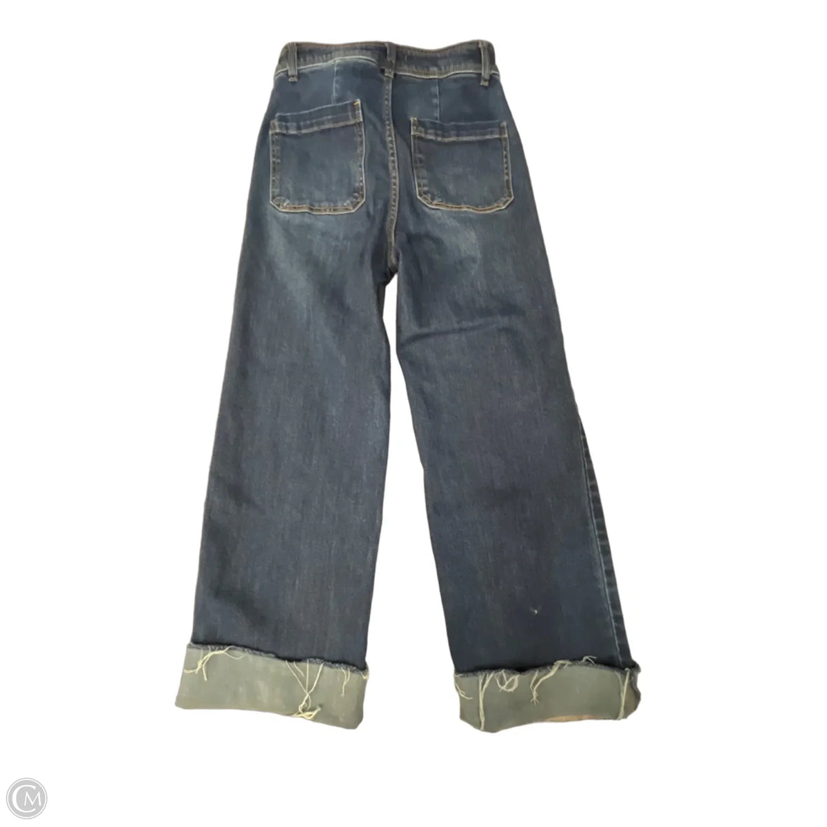 Jeans Wide Leg By Oat In Blue Denim, Size: 4