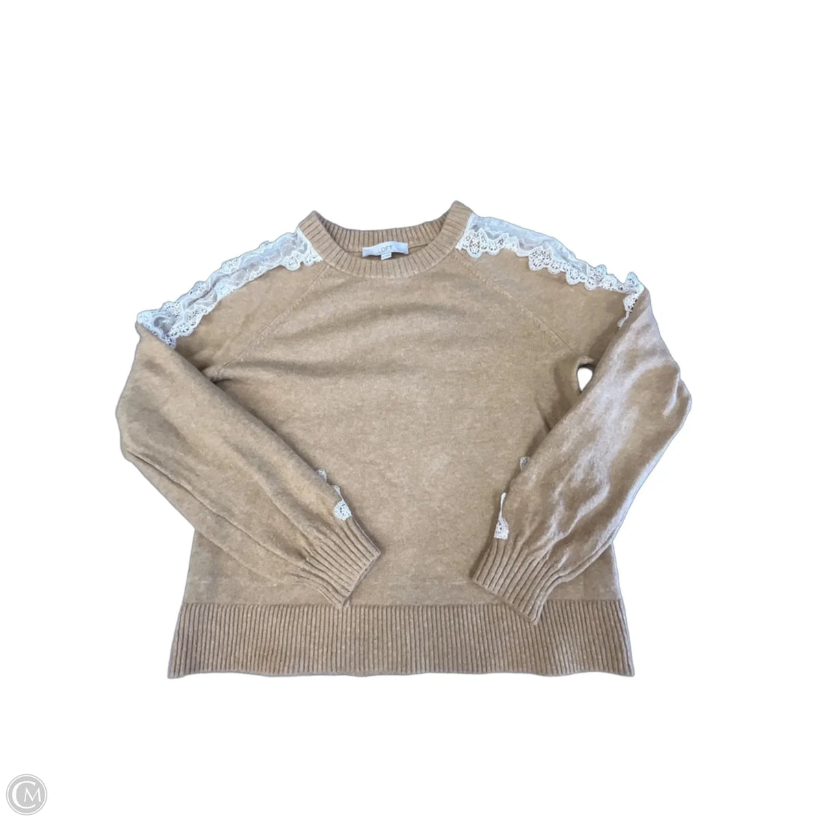 Sweater By Loft In Tan, Size: M