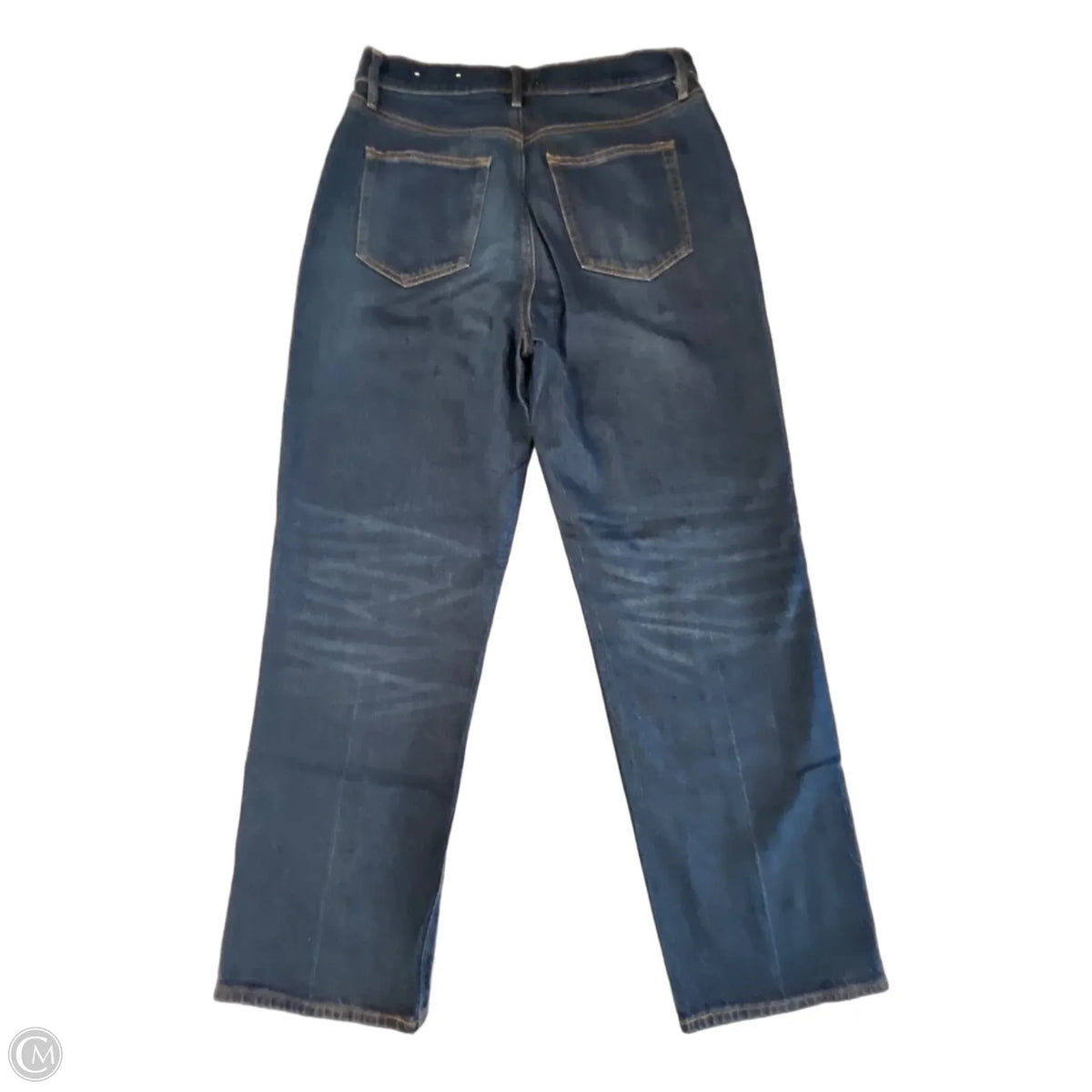 Jeans Straight By Loft In Blue Denim, Size: 8