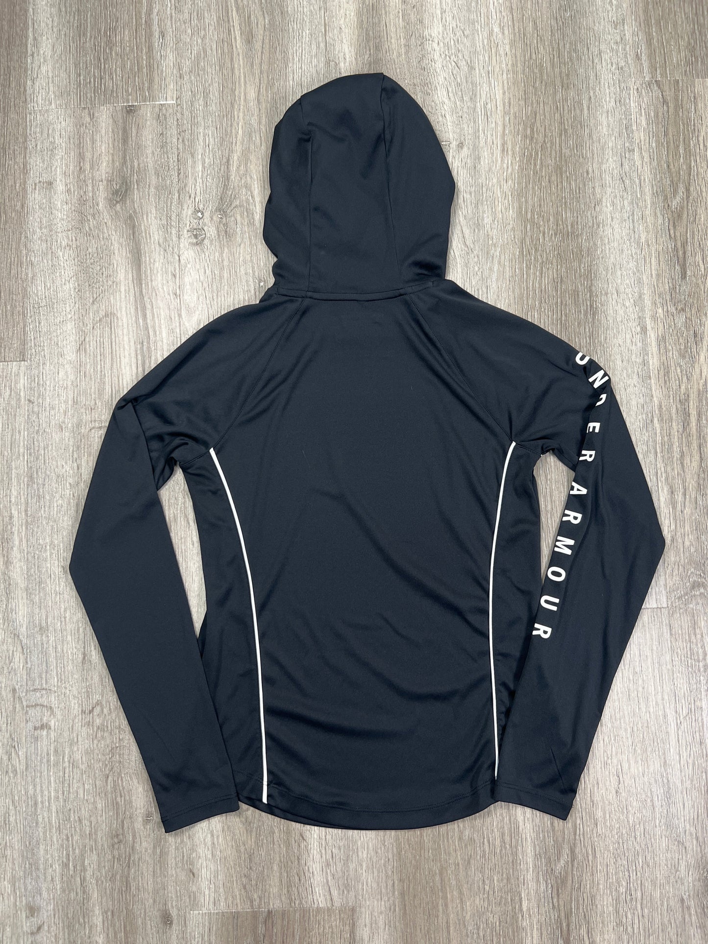Athletic Top Long Sleeve Hoodie By Under Armour  Size: Xs