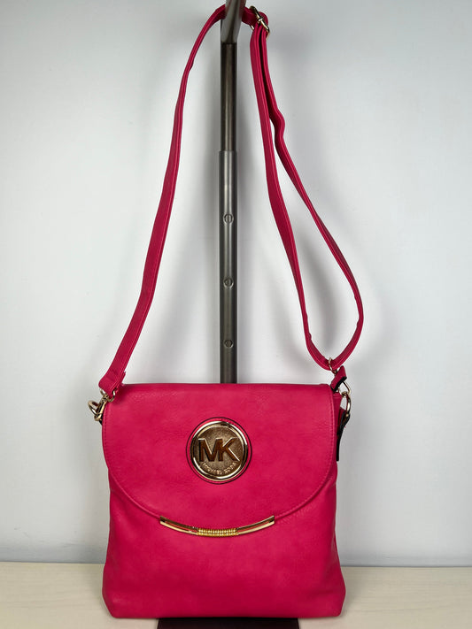 Pink Crossbody Designer Michael Kors, Size Medium