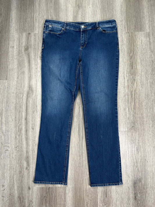 Jeans Straight By Christopher And Banks  Size: 12