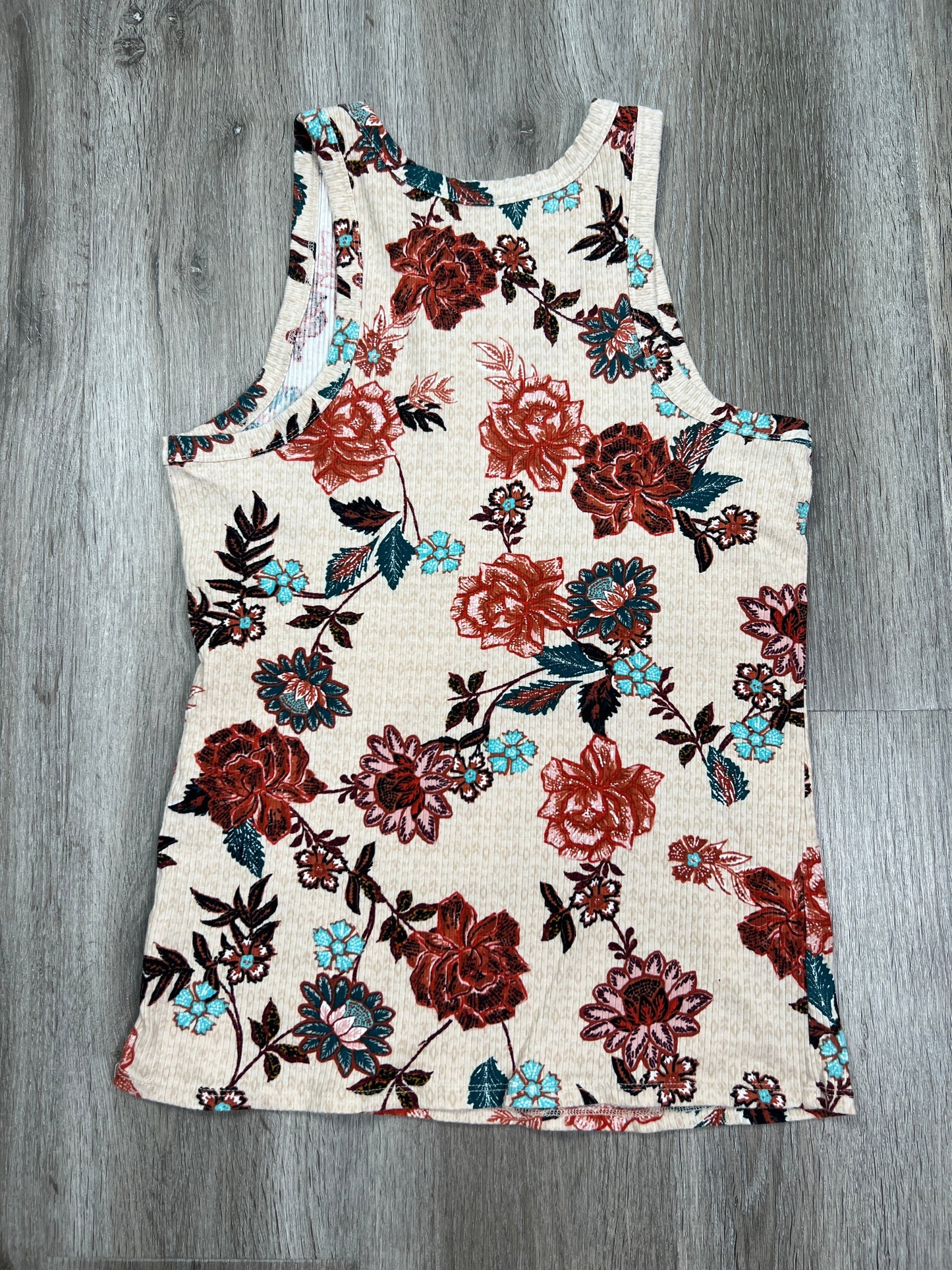 Floral Print Tank Top Maurices , Size Xl