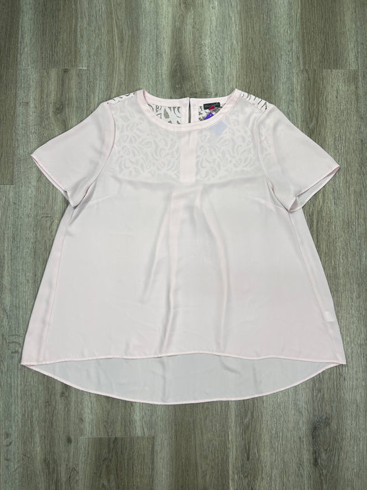 Pink Blouse Short Sleeve Vince Camuto, Size L