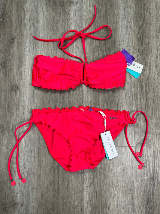 Pink Swimsuit 2pc Seafolly, Size Xl