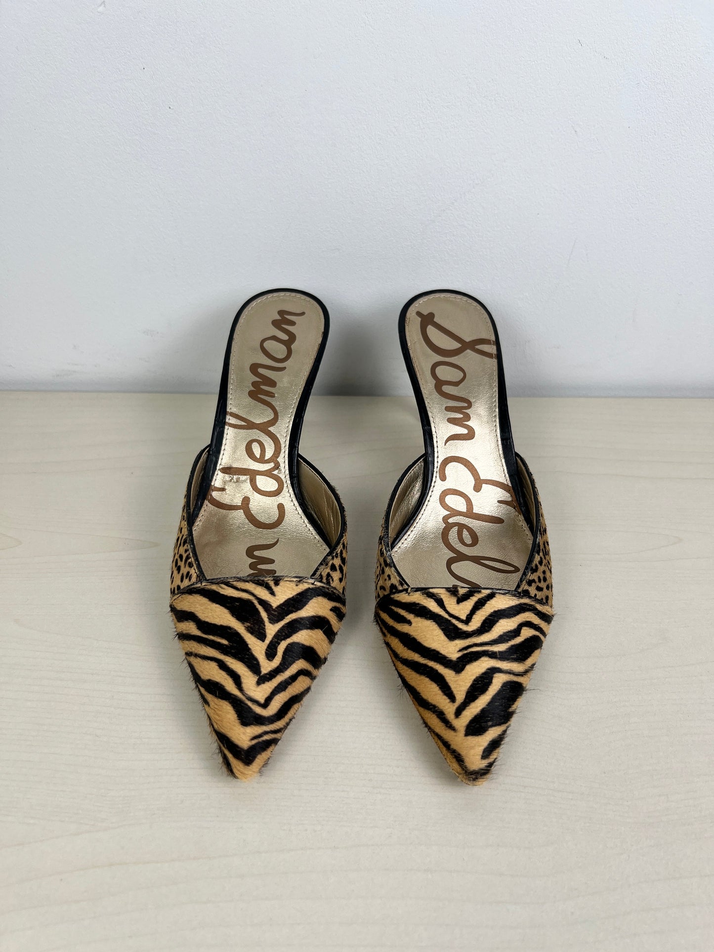 Animal Print Shoes Heels Stiletto Sam Edelman, Size 8