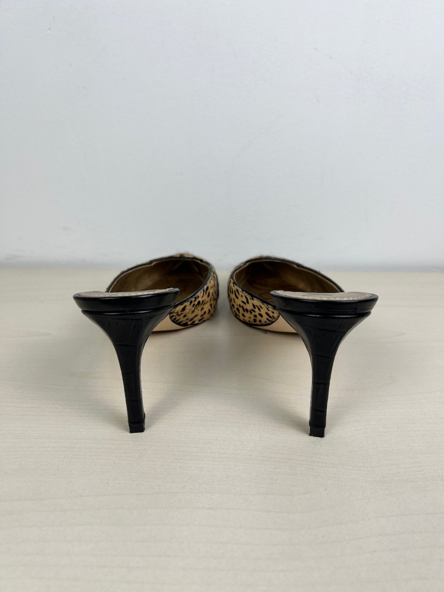 Animal Print Shoes Heels Stiletto Sam Edelman, Size 8
