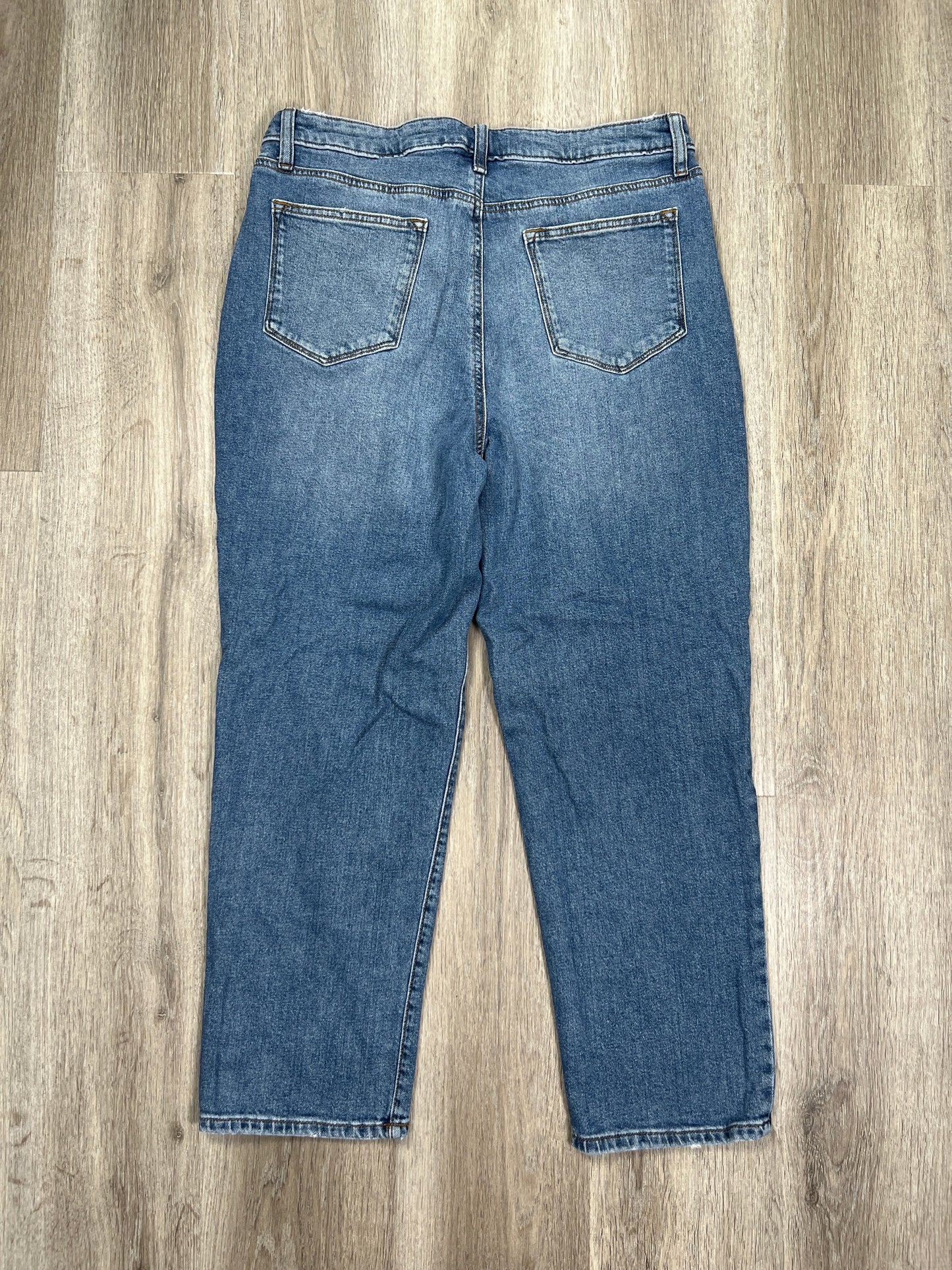 Blue Denim Jeans Straight Sonoma, Size 16