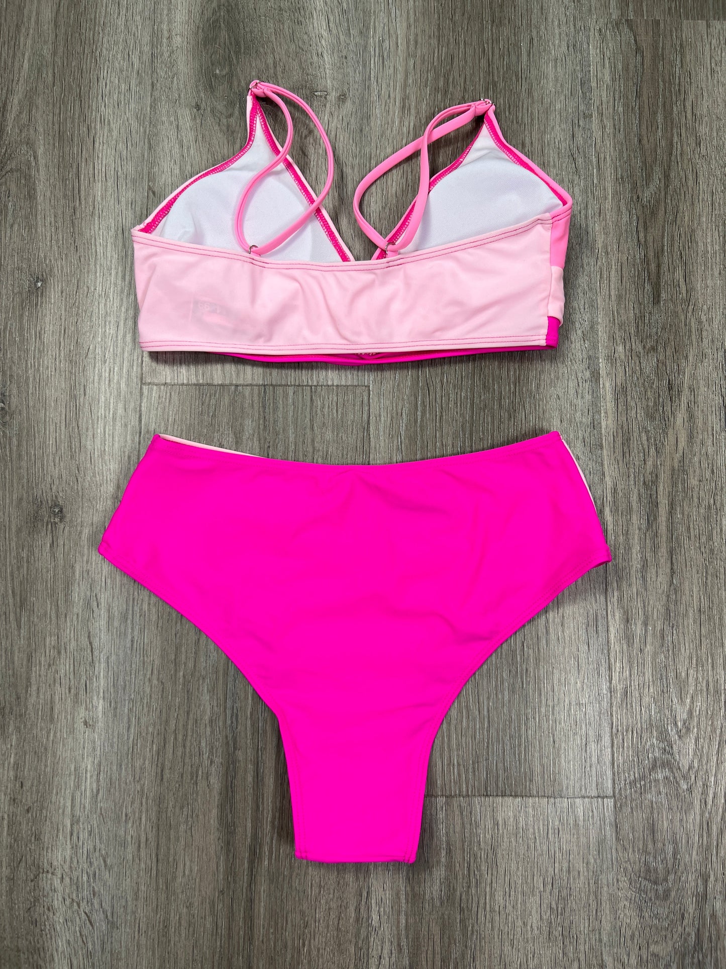 Pink Swimsuit 2pc Shein, Size M