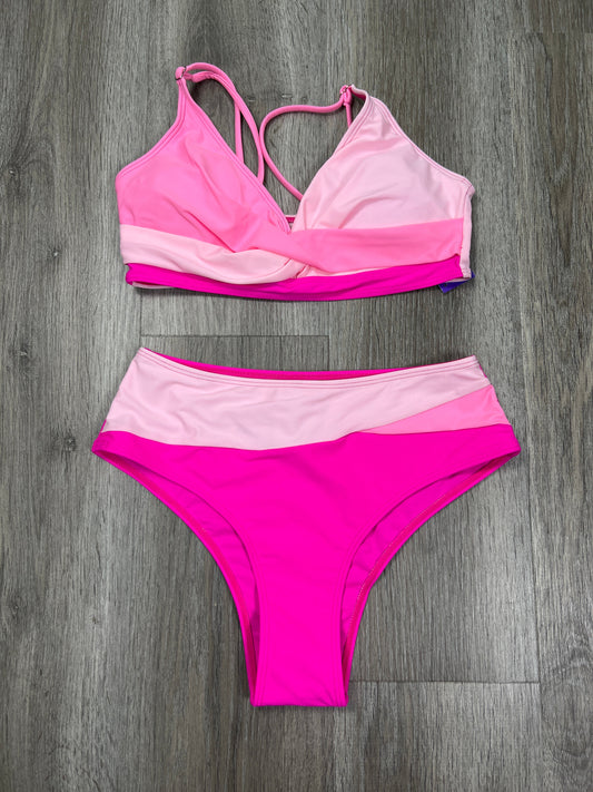 Pink Swimsuit 2pc Shein, Size M