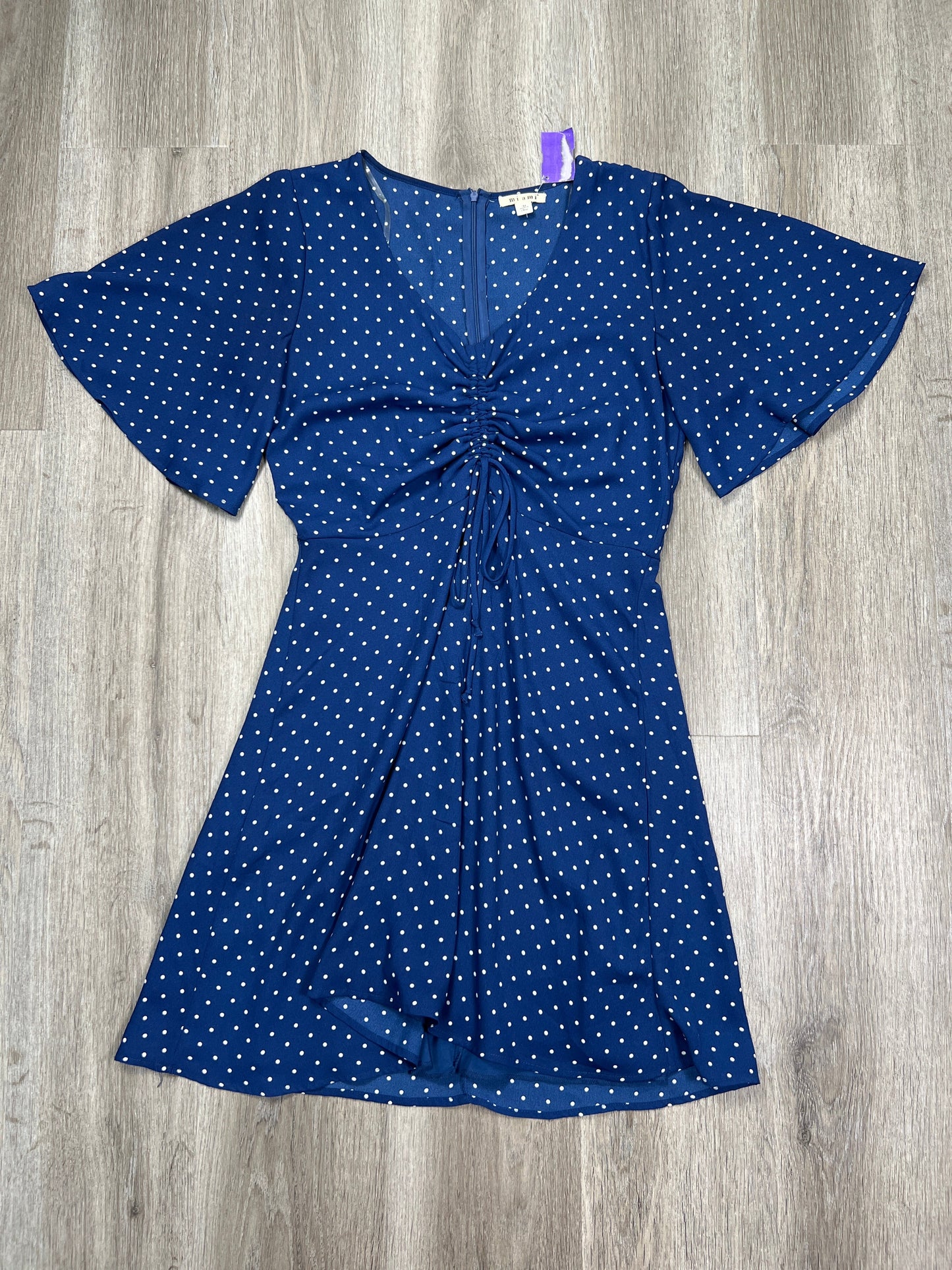 Polkadot Pattern Dress Casual Short Miami, Size M