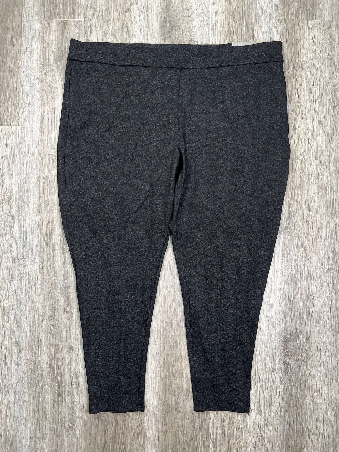 Black Pants Leggings Cj Banks, Size 3x
