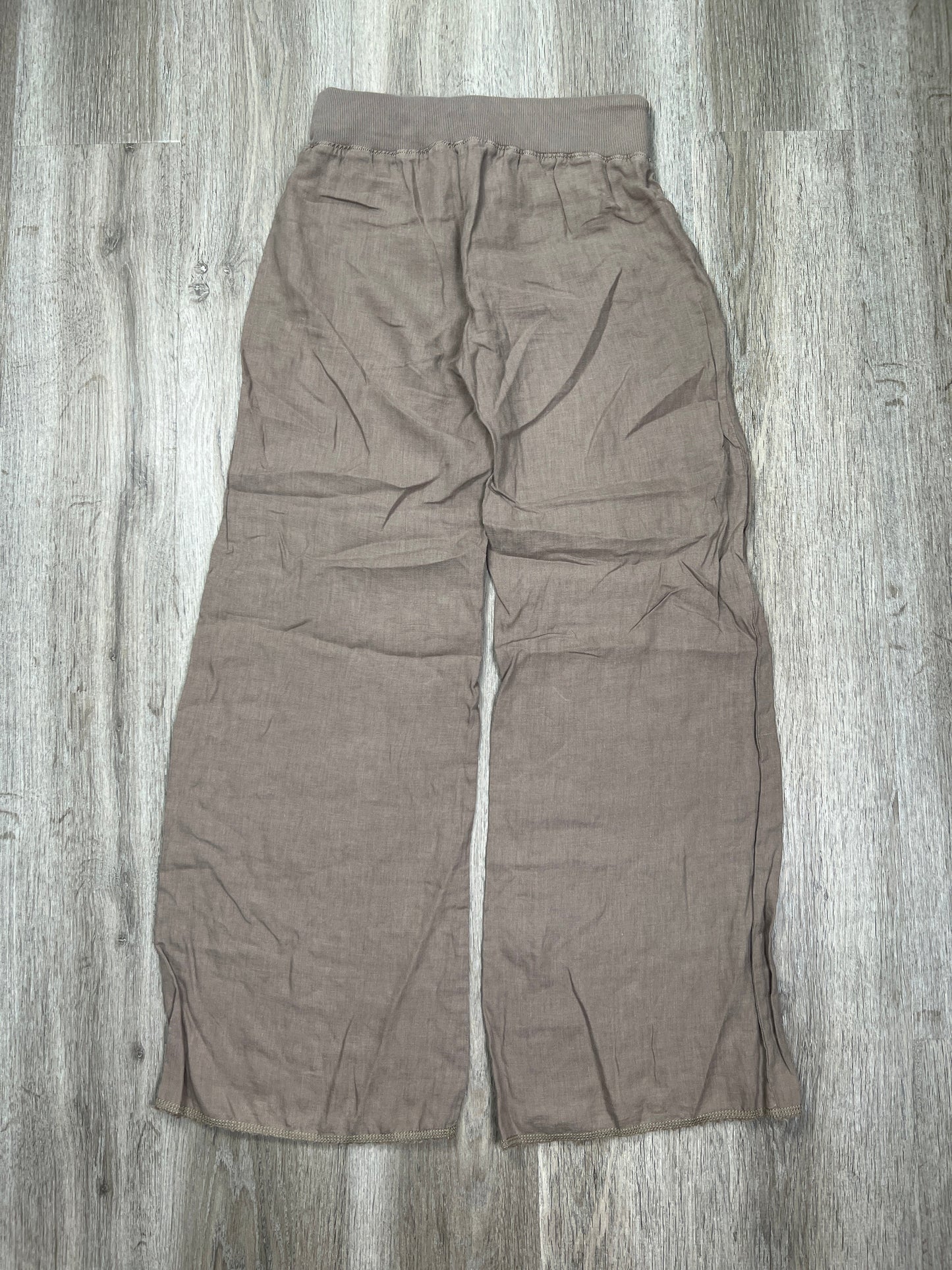 Brown Pants Linen Lucky Brand, Size S