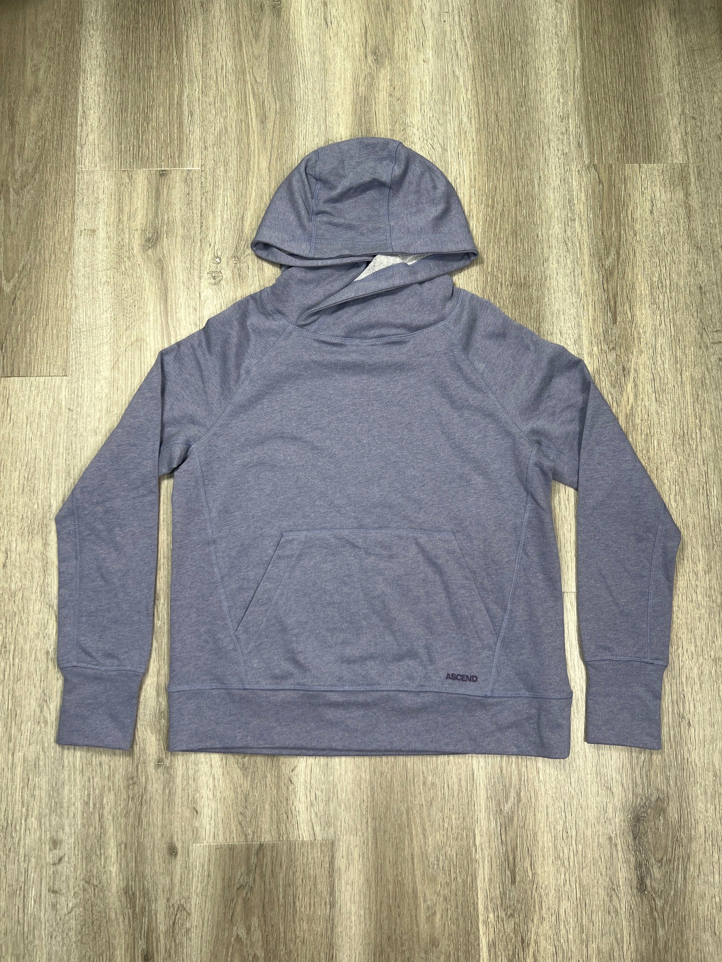 Purple Sweatshirt Hoodie ASCEND, Size M