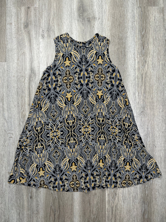 Paisley Print Dress Casual Short Tahari By Arthur Levine, Size S