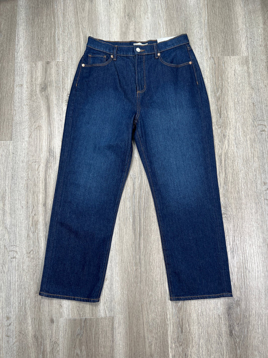 Jeans Straight By Loft In Blue Denim, Size: 8