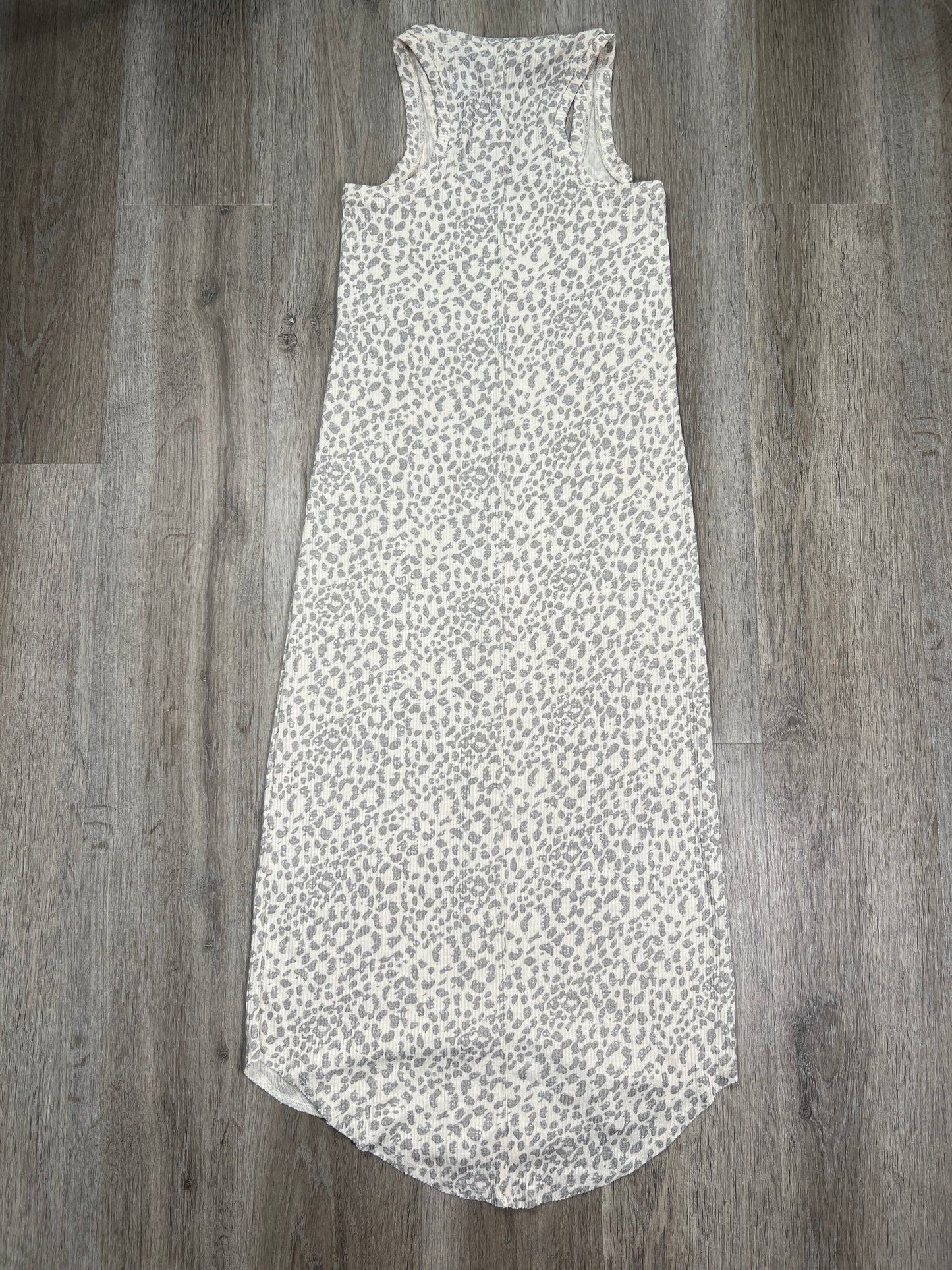 Leopard Print Dress Casual Midi Z Supply, Size Xs