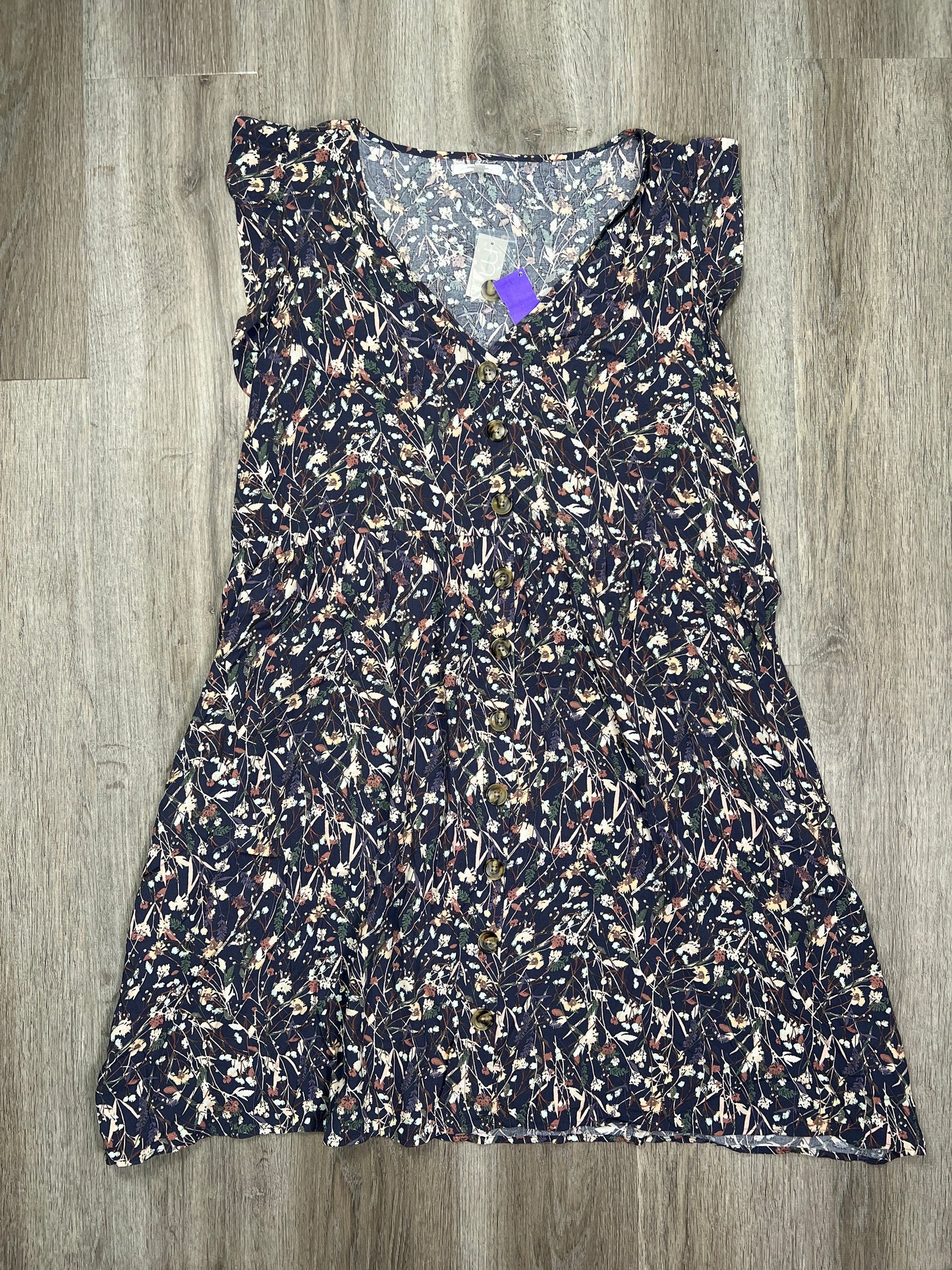 Floral Print Dress Casual Midi Maurices, Size 2x