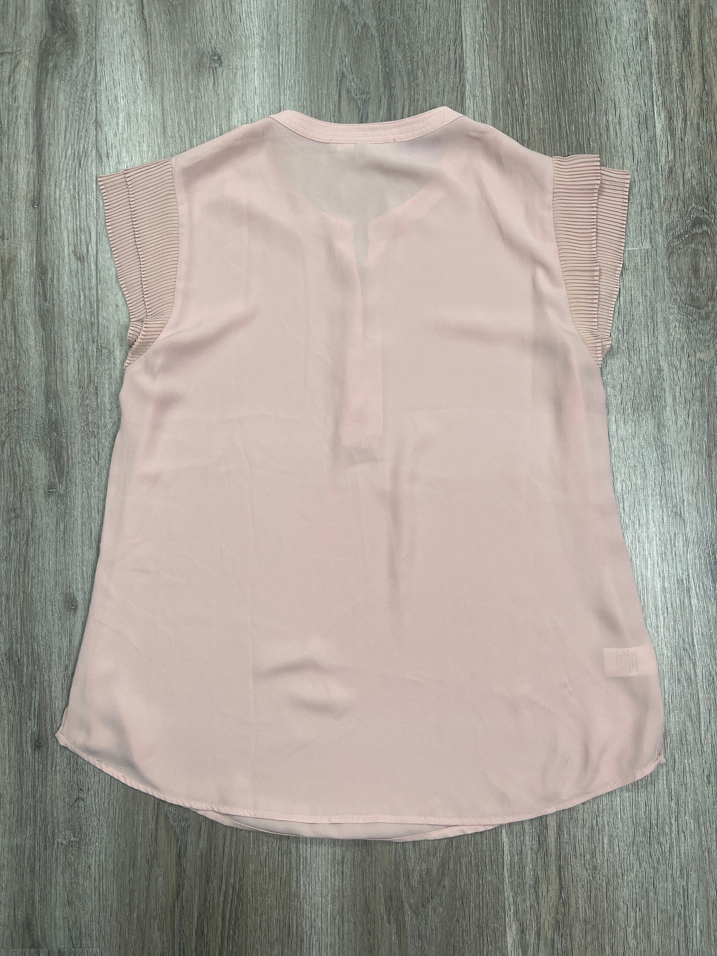 Pink Blouse Short Sleeve Daniel Rainn, Size M