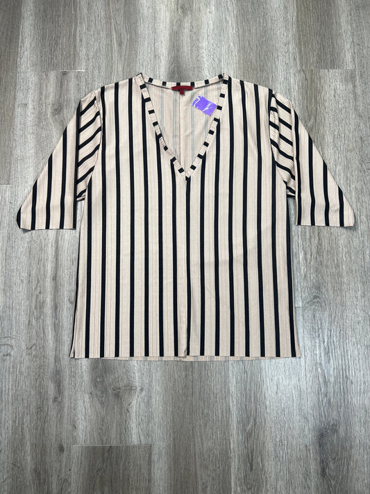 Top 3/4 Sleeve By Bke In Striped Pattern, Size: M