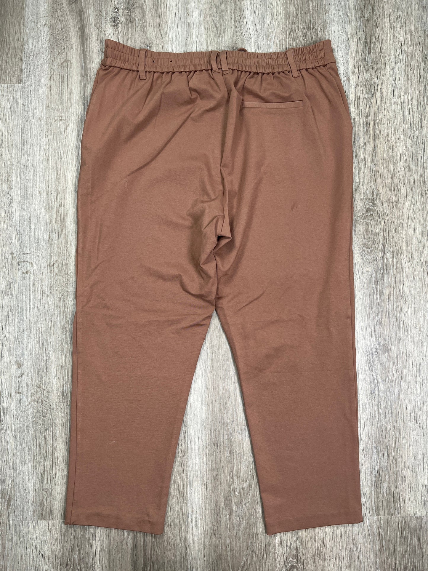 Brown Pants Cropped Jones New York, Size 2x