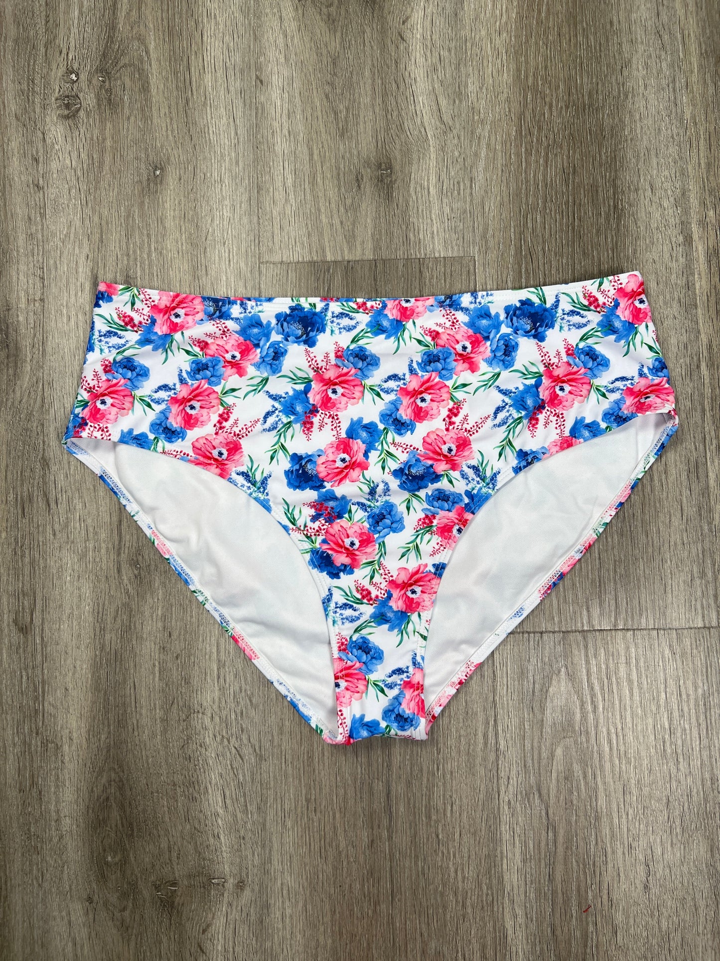 Floral Print Swimsuit Bottom Shein, Size 3x