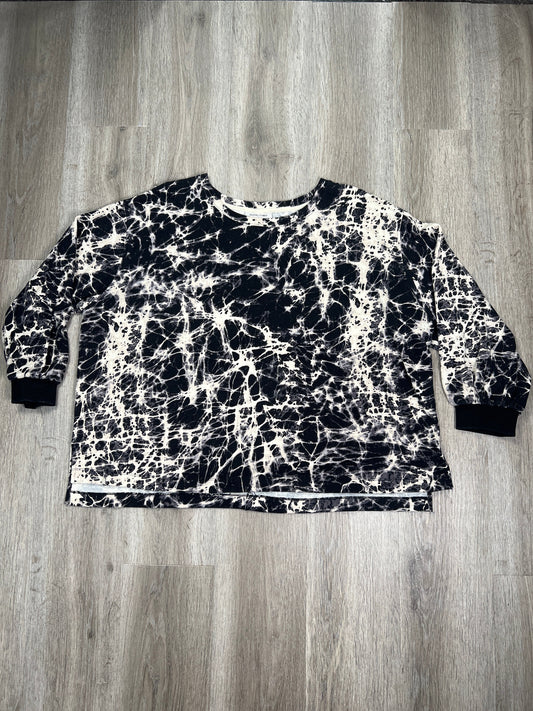 Black & Cream Sweatshirt Crewneck Target-designer, Size 2x