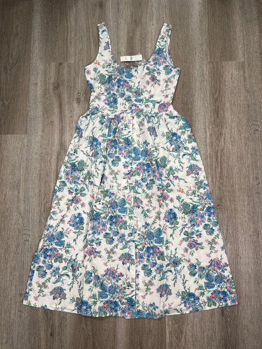 Floral Print Dress Casual Midi J. Crew, Size Xs