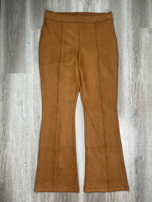 Brown Pants Wide Leg Spanx, Size 2x