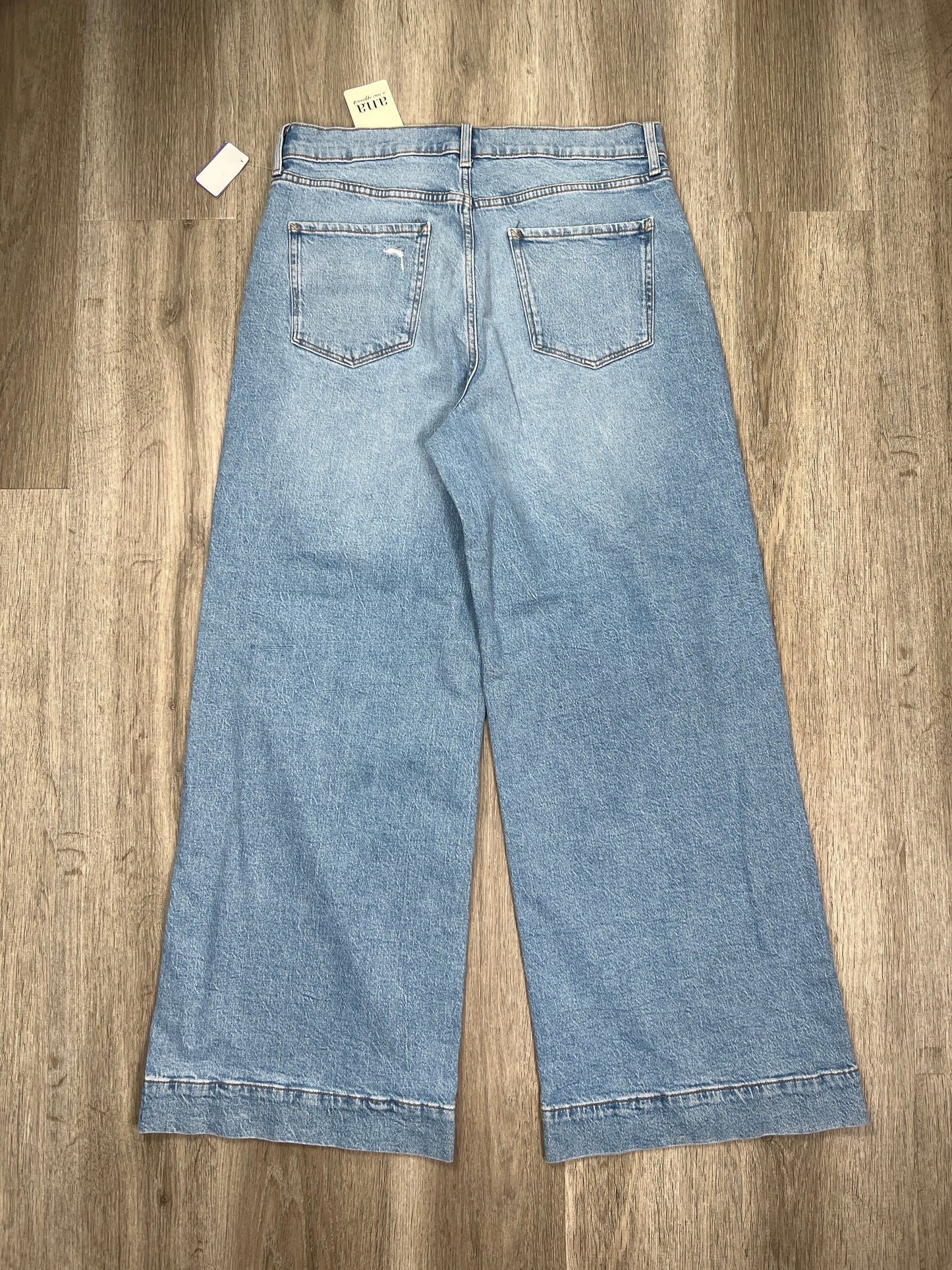 Blue Denim Jeans Wide Leg Ana, Size 14