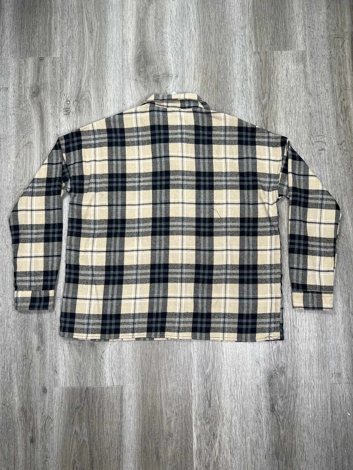 Plaid Pattern Top Long Sleeve La Hearts, Size S