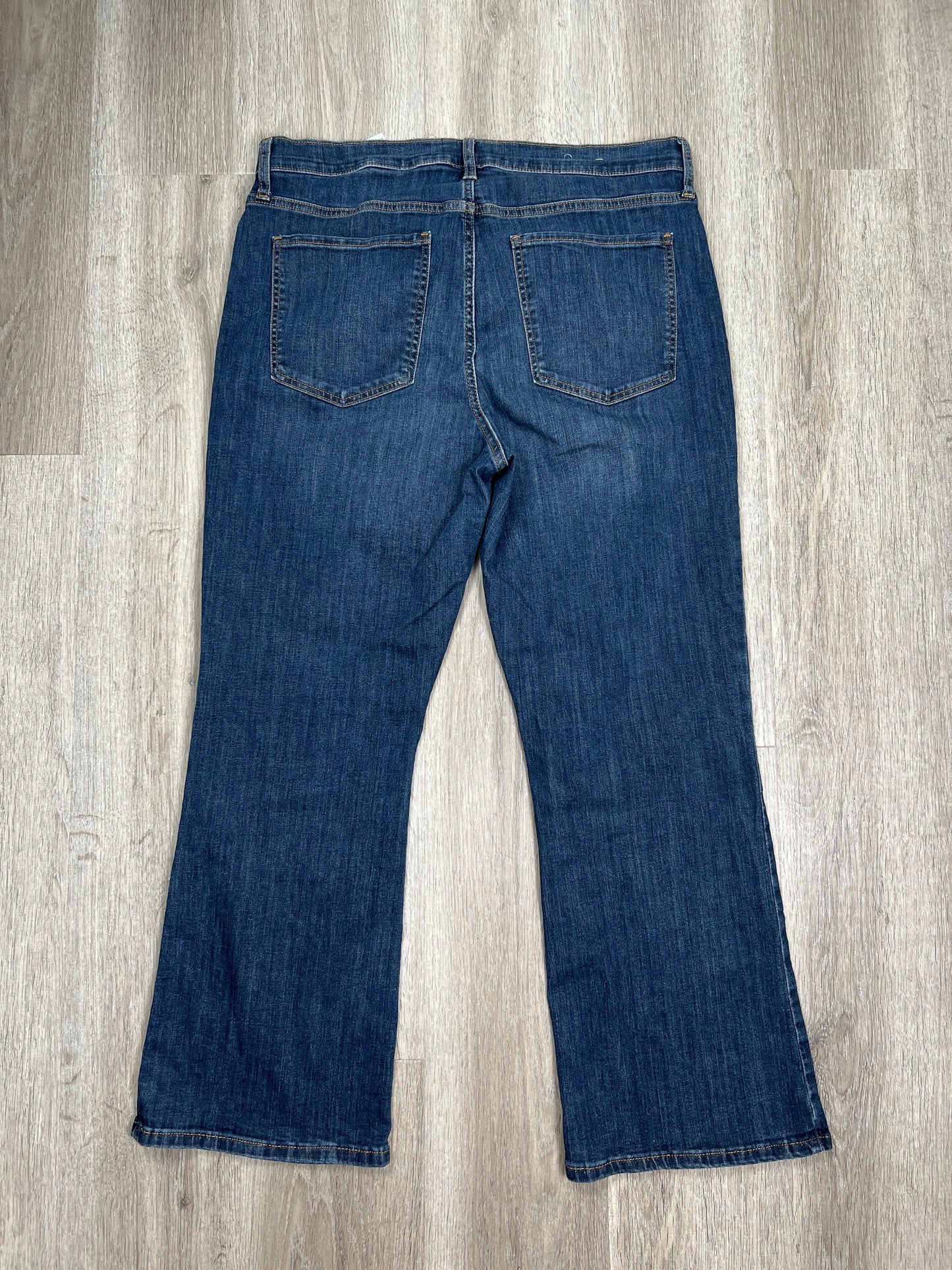 Blue Denim Jeans Boot Cut Banana Republic, Size 16