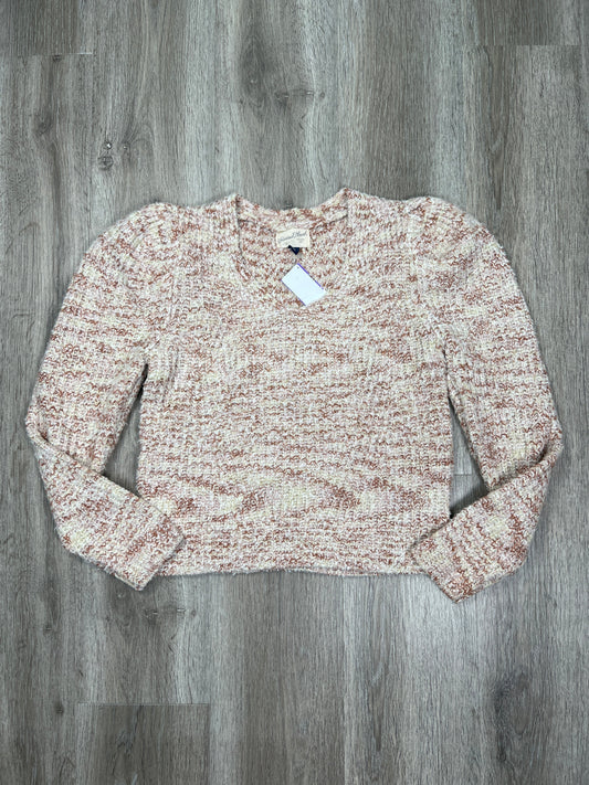Cream & Red Sweater Universal Thread, Size Xs