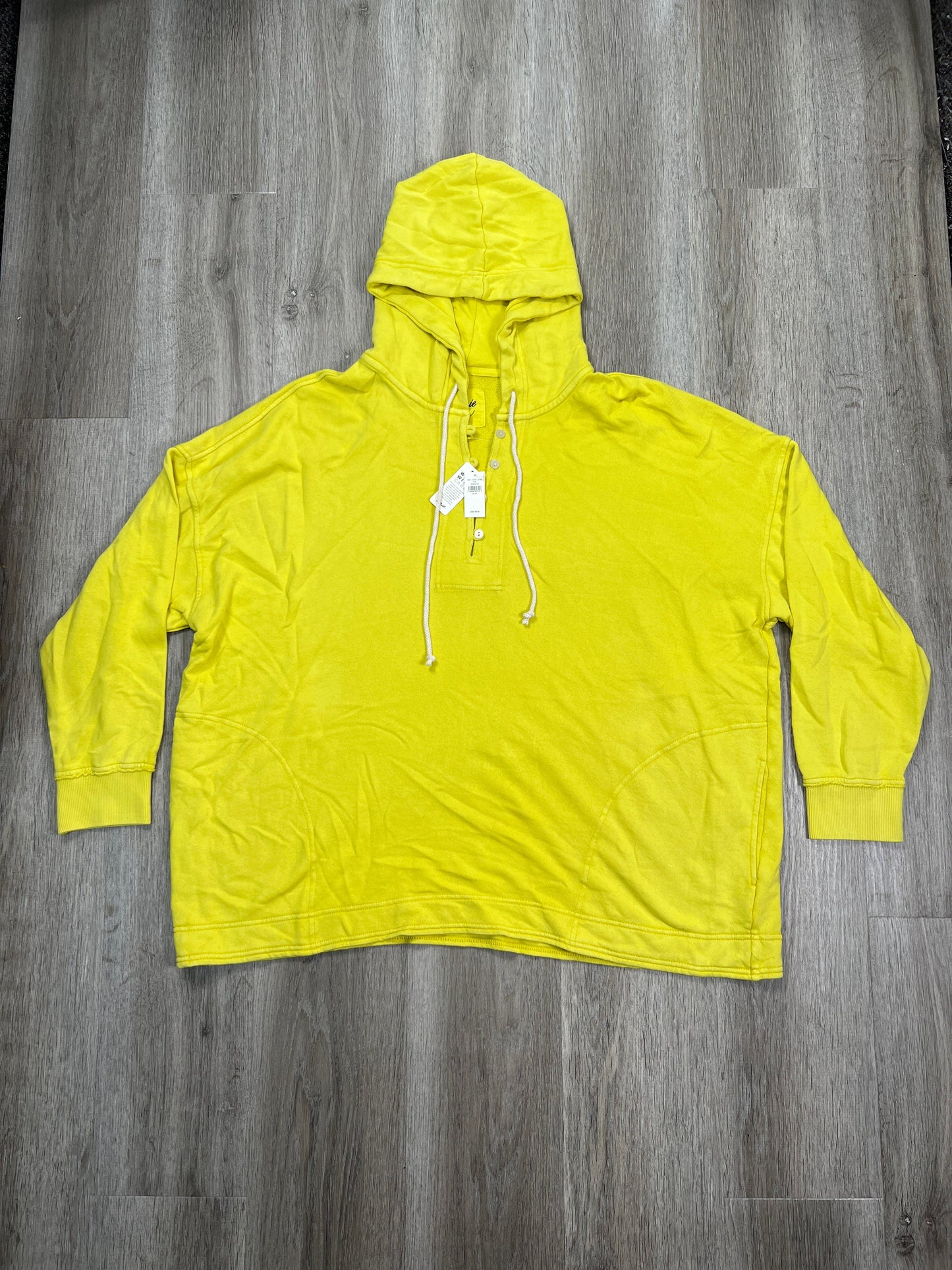 Sweatshirt Hoodie By Aerie In Yellow, Size: Xl