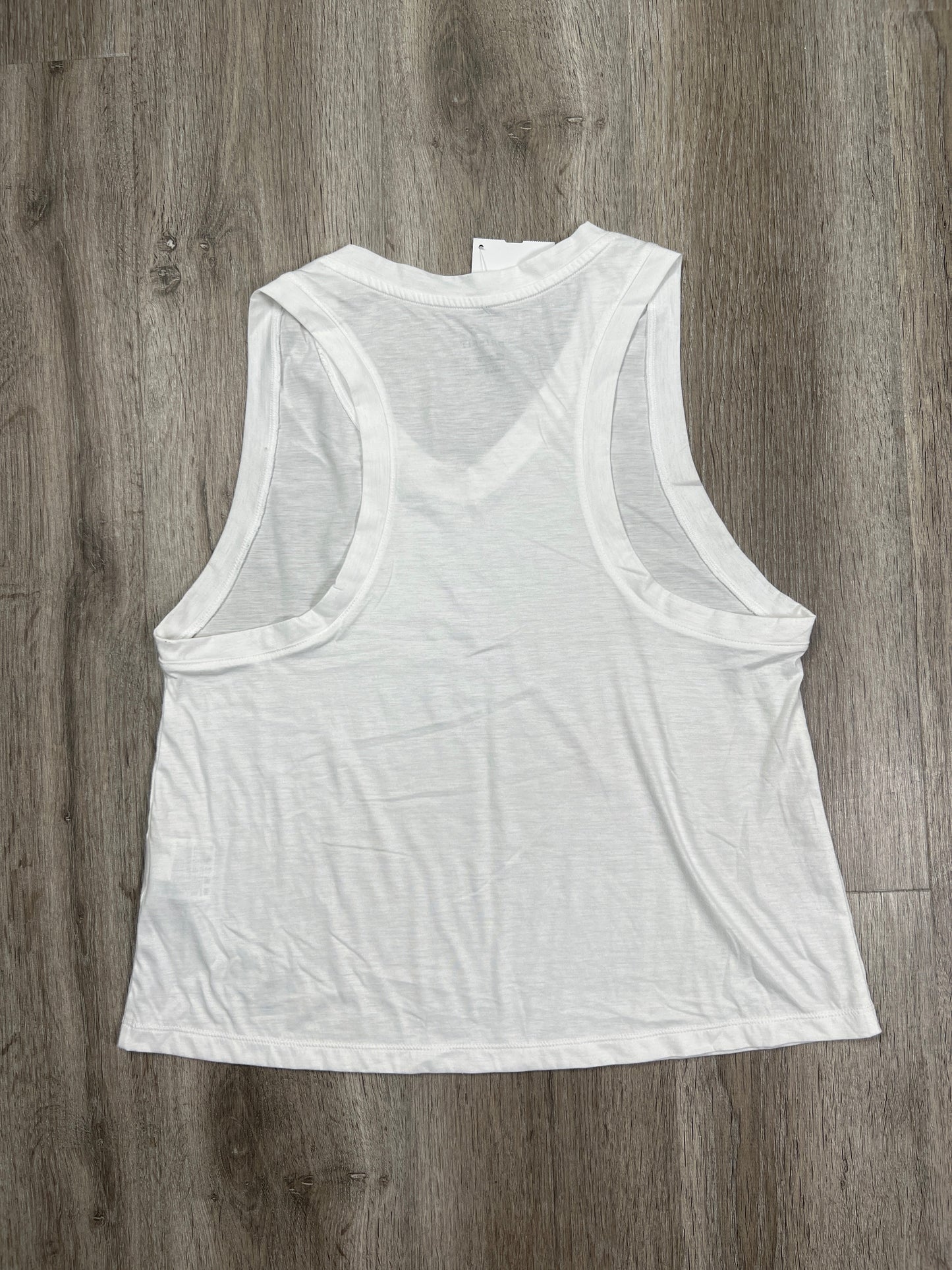 Athletic Tank Top By Nike Apparel In White, Size: Xs