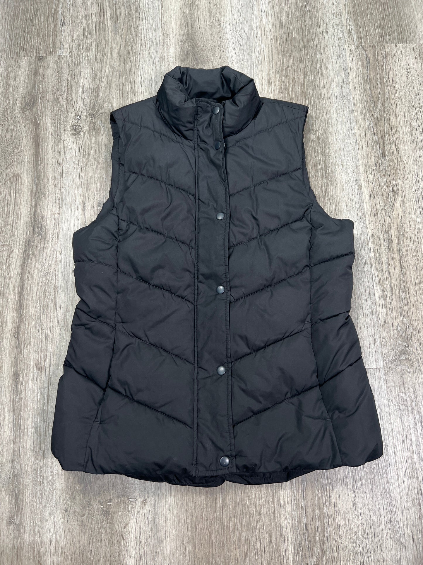 Vest Puffer & Quilted By Gap In Black, Size: S