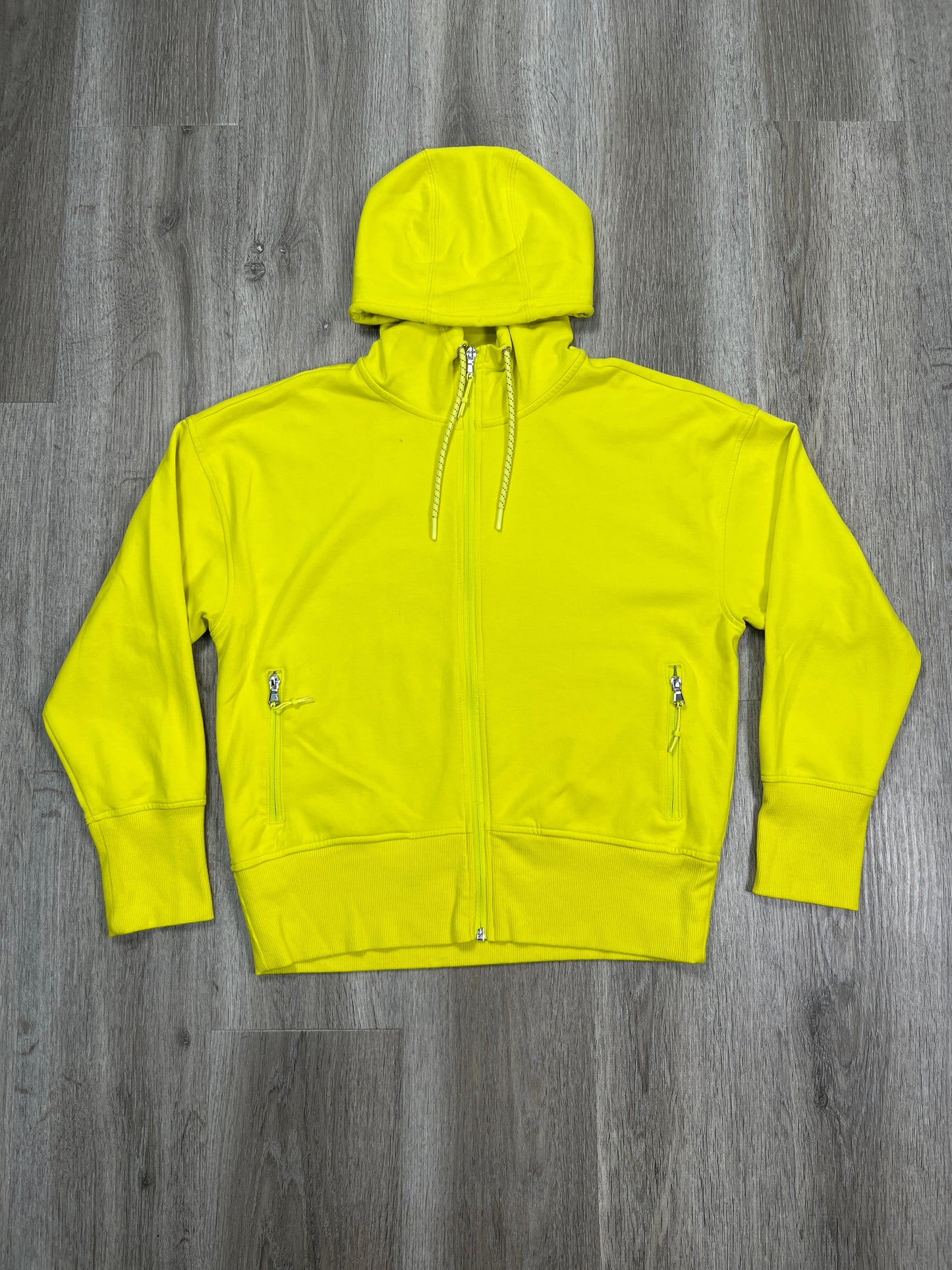 Athletic Sweatshirt Hoodie By Old Navy In Chartreuse, Size: M