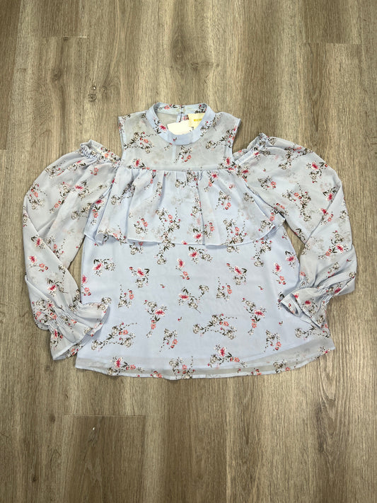 Blouse Long Sleeve By Maeve In Floral Print, Size: S