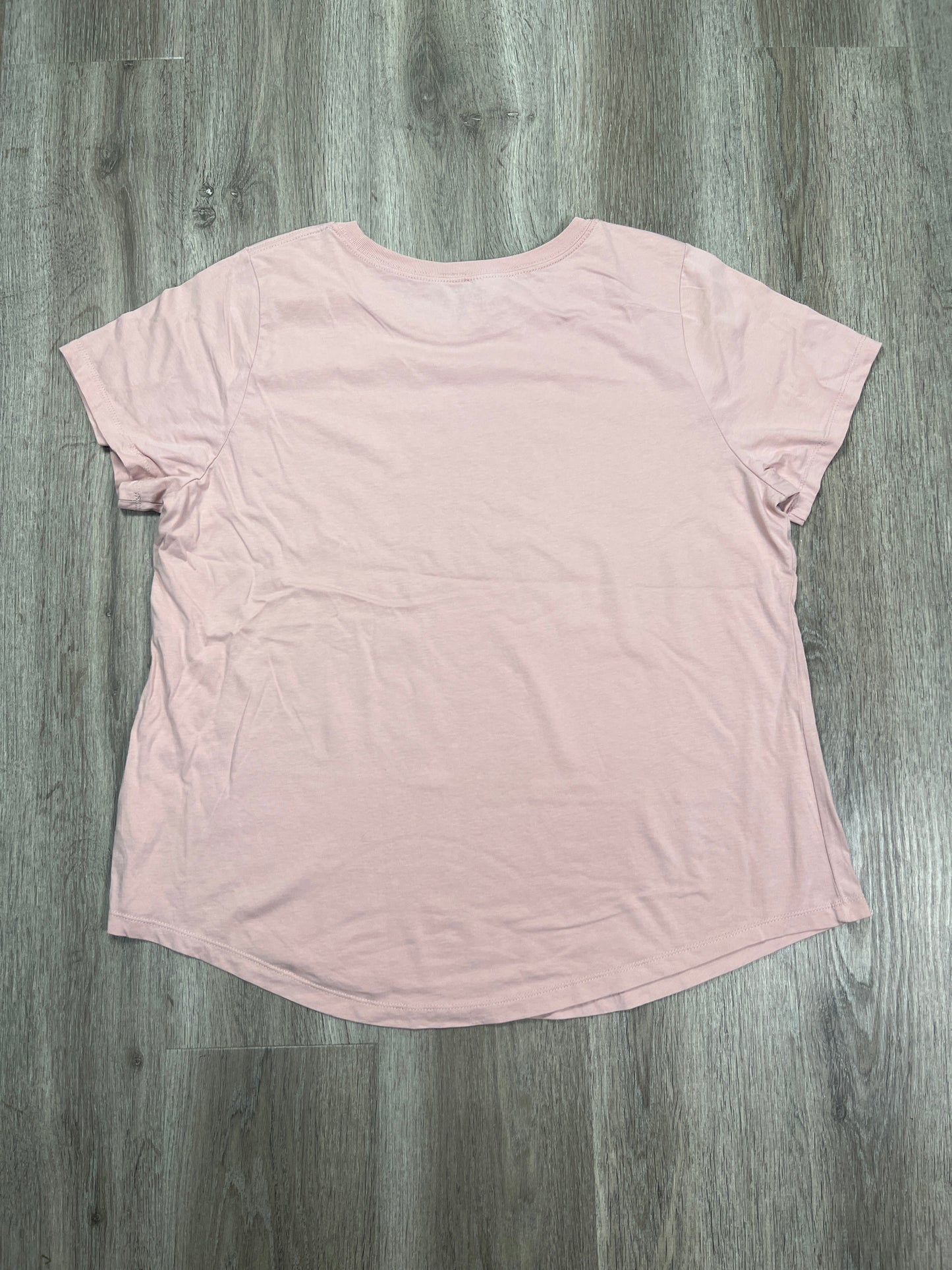 Athletic Top Short Sleeve By Nike Apparel In Mauve, Size: 1x